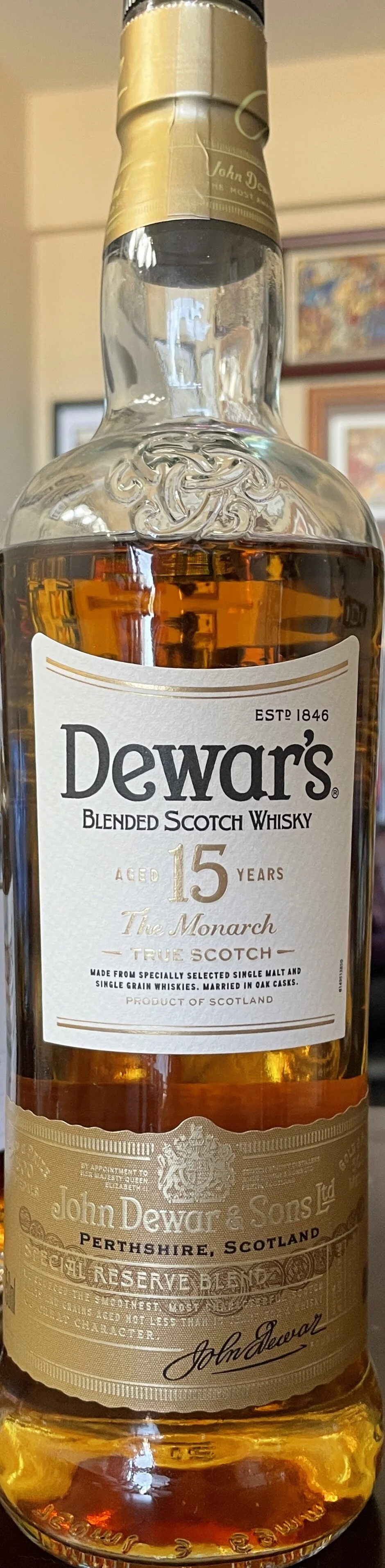 Dewar's 15 Year Old “The Monarch” Review